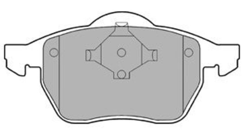 Set placute frana,frana disc PEUGEOT 307 SW (3H) (2002 - 2016) KRIEGER 0950006331 piesa NOUA