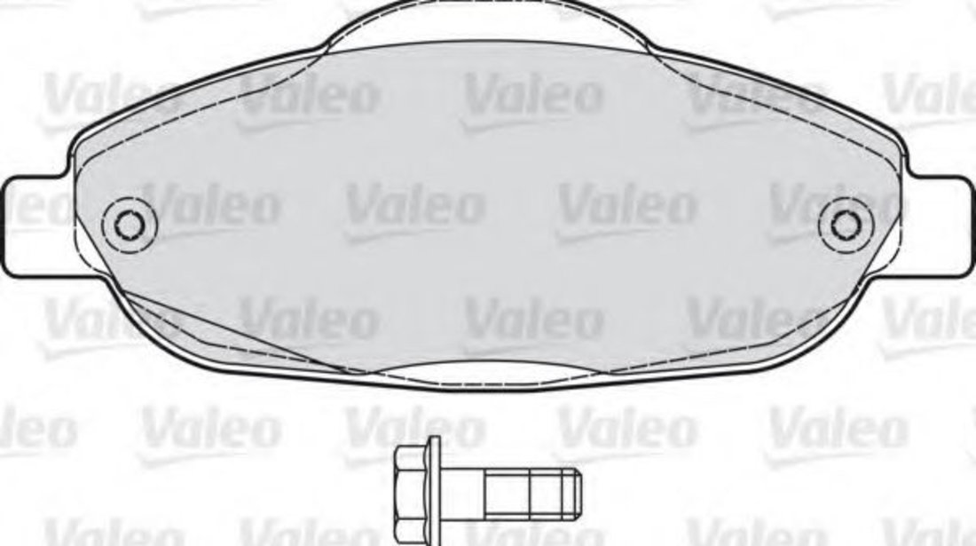 Set placute frana,frana disc PEUGEOT 308 CC (2009 - 2016) VALEO 598927 piesa NOUA