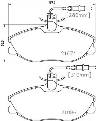 Set placute frana,frana disc PEUGEOT 406 Estate (8E/F) (1996 - 2004) TEXTAR 2167403 piesa NOUA