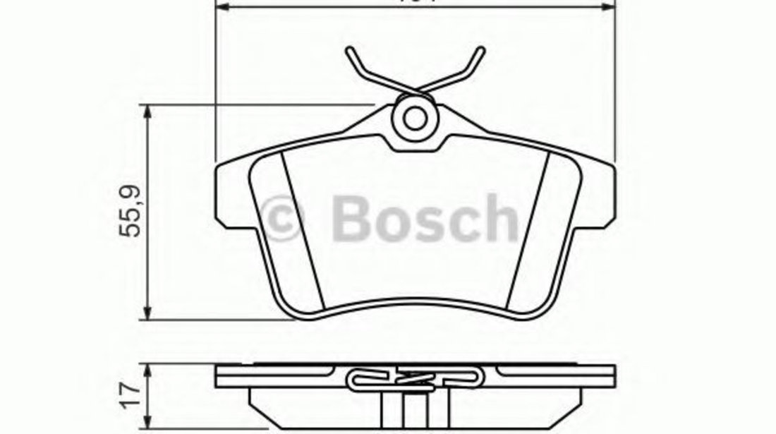 Set placute frana,frana disc PEUGEOT 5008 (2009 - 2016) BOSCH 0 986 494 437 piesa NOUA