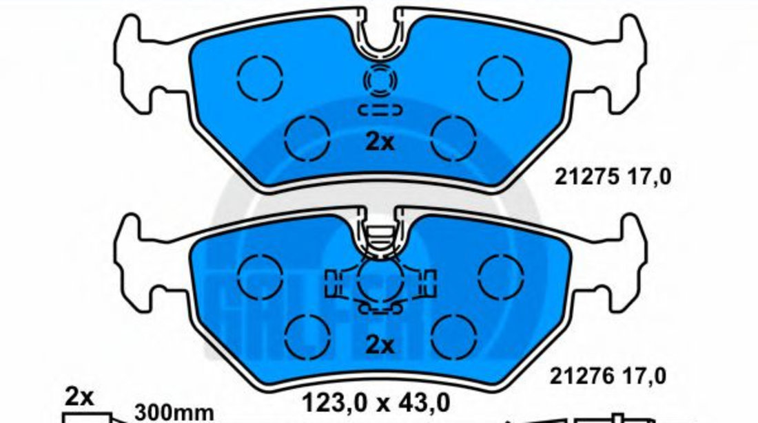 Set placute frana,frana disc PEUGEOT 806 (221) (1994 - 2002) GALFER B1.G102-0291.2 piesa NOUA