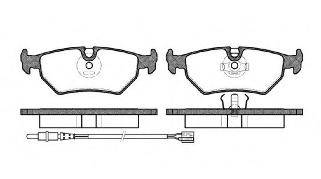 Set placute frana,frana disc PEUGEOT 806 (221) (1994 - 2002) REMSA 0265.32 piesa NOUA