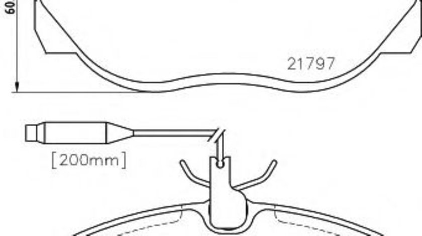 Set placute frana,frana disc PEUGEOT BOXER platou / sasiu (ZCT) (1994 - 2002) TEXTAR 2179701 piesa NOUA