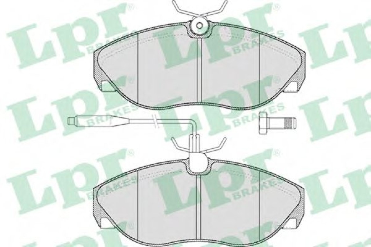 Set placute frana,frana disc PEUGEOT BOXER platou / sasiu (ZCT) (1994 - 2002) LPR 05P493 piesa NOUA