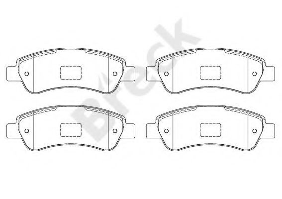 Set placute frana,frana disc PEUGEOT BOXER caroserie (2006 - 2016) Break 24465 00 703 00 piesa NOUA