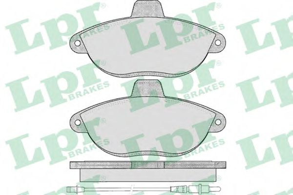 Set placute frana,frana disc PEUGEOT EXPERT (224) (1995 - 2016) LPR 05P346 piesa NOUA