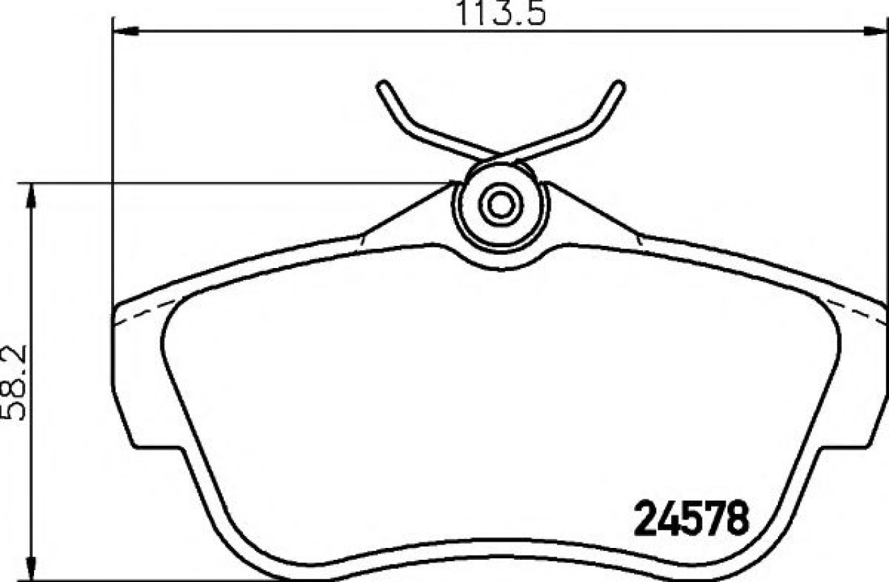 Set placute frana,frana disc PEUGEOT EXPERT caroserie (VF3A, VF3U, VF3X) (2007 - 2016) TEXTAR 2457801 piesa NOUA