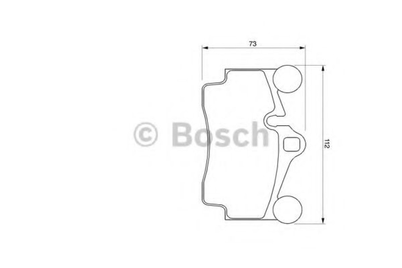 Set placute frana,frana disc PORSCHE CAYENNE (9PA, 955) (2002 - 2010) BOSCH 0 986 424 741 piesa NOUA