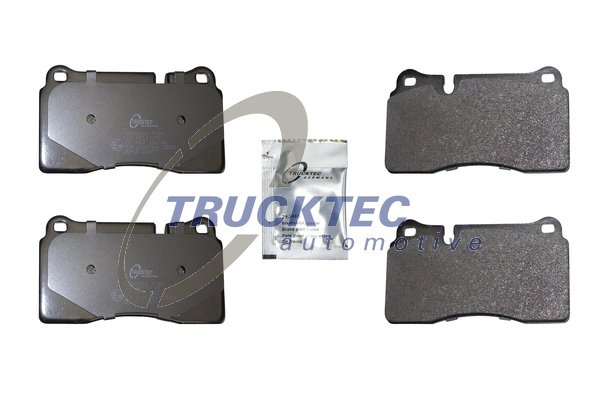 Set placute frana,frana disc punte fata (0735311 TRUCKTEC) AUDI,SEAT,VW