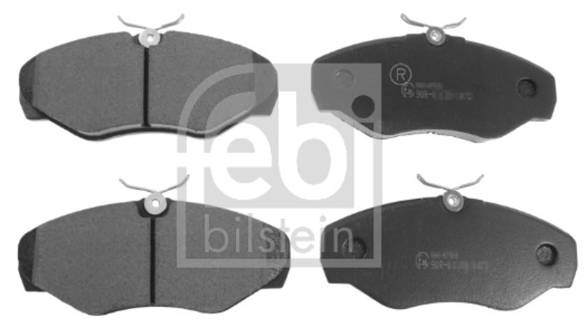 Set placute frana,frana disc punte fata (16473 FEBI BILSTEIN) NISSAN,OPEL,RENAULT,VAUXHALL