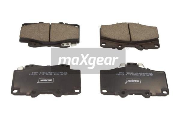 Set placute frana,frana disc punte fata (191761 MAXGEAR) GREAT WALL,NISSAN,TOYOTA,VW