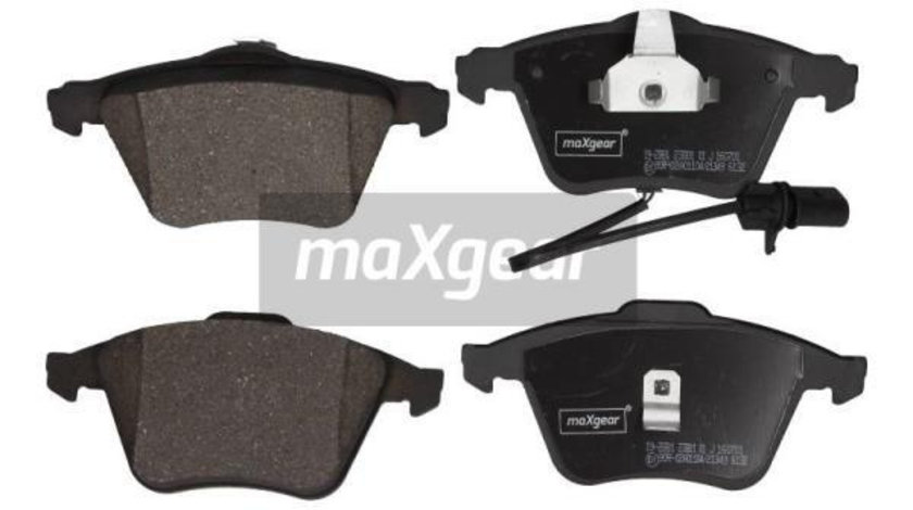 Set placute frana,frana disc punte fata (192881 MAXGEAR) AUDI,AUDI (FAW),SEAT,SKODA,VW