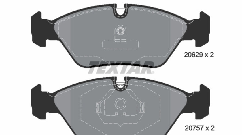 Set placute frana,frana disc punte fata (2062902 TEXTAR) ALPINA,BMW,FERRARI,MASERATI,PORSCHE