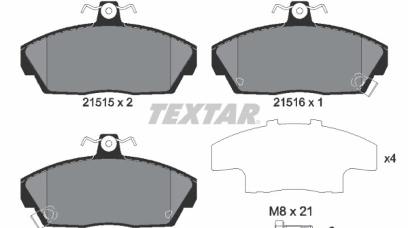 Set placute frana,frana disc punte fata (2151503 TEXTAR) CHRYSLER,HONDA,MG,ROVER