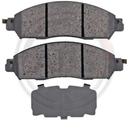 Set placute frana,frana disc punte fata (35128 ABS) NISSAN,RENAULT