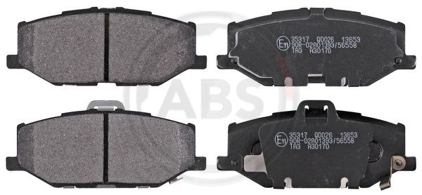 Set placute frana,frana disc punte fata (35317 ABS) SUZUKI