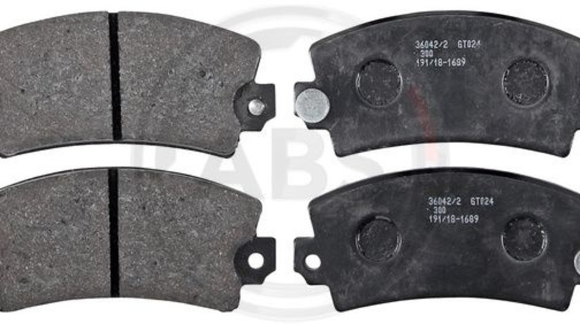 Set placute frana,frana disc punte fata (360422 ABS) ABARTH,ALPINE,ARO,Citroen,DACIA,FIAT,PEUGEOT,RENAULT,TALBOT