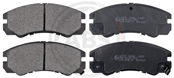 Set placute frana,frana disc punte fata (36793 ABS) ISUZU,OPEL,VAUXHALL