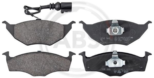 Set placute frana,frana disc punte fata (37345 ABS) AUDI