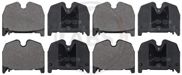 Set placute frana,frana disc punte fata (37455 ABS) MERCEDES-BENZ