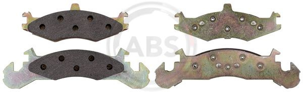 Set placute frana,frana disc punte fata (38221 ABS) DODGE