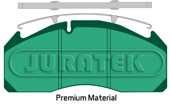 Set placute frana,frana disc punte fata (JCP2388 JURATEK) VOLVO