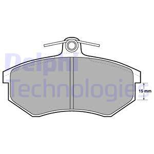 Set placute frana,frana disc punte fata (LP0429 DELPHI) AUDI,GEELY,GLEAGLE,SEAT,VW,VW (FAW)