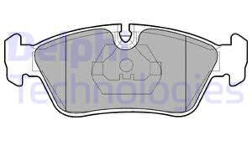 Set placute frana,frana disc punte fata (LP0710 DELPHI) BMW