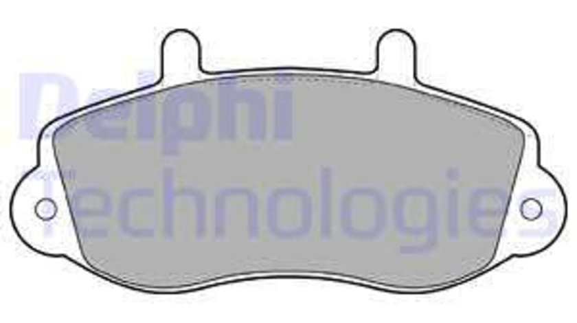 Set placute frana,frana disc punte fata (LP1406 DELPHI) OPEL,RENAULT,VAUXHALL