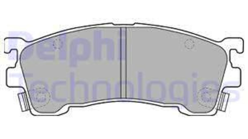 Set placute frana,frana disc punte fata (LP1518 DELPHI) HAIMA (FAW),MAZDA