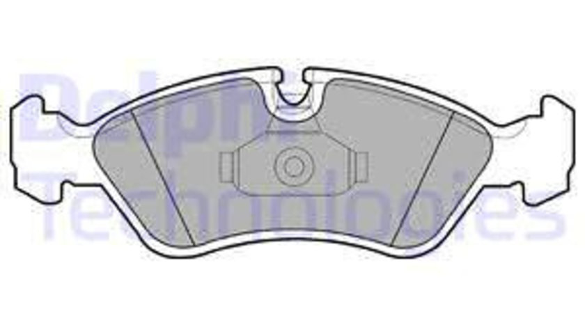 Set placute frana,frana disc punte fata (LP1605 DELPHI) CHEVROLET,OPEL,VAUXHALL