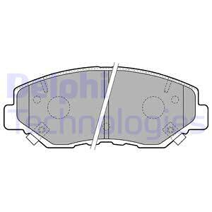 Set placute frana,frana disc punte fata (LP1806 DELPHI) HONDA,HONDA (DONGFENG)