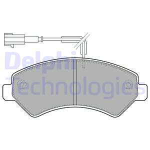 Set placute frana,frana disc punte fata (LP1993 DELPHI) Citroen,FIAT,PEUGEOT