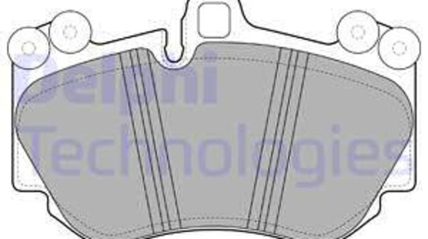 Set placute frana,frana disc punte fata (LP2116 DELPHI) AUDI,PORSCHE,VW