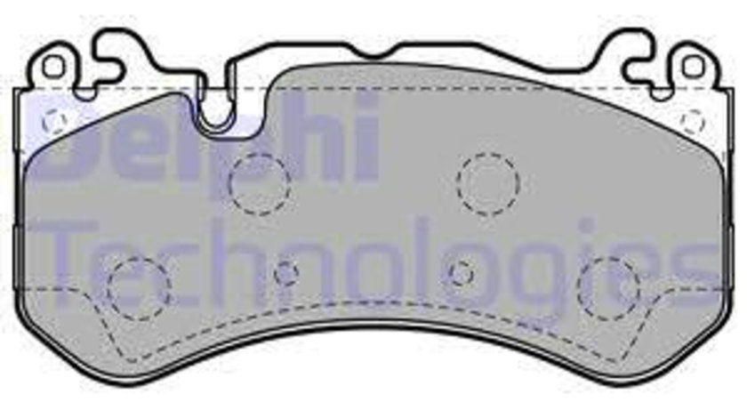 Set placute frana,frana disc punte fata (LP2149 DELPHI) MERCEDES-BENZ