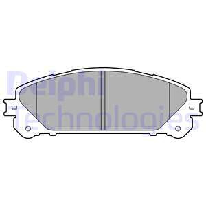 Set placute frana,frana disc punte fata (LP2201 DELPHI) LEXUS,SUZUKI,TOYOTA,TOYOTA (GAC)