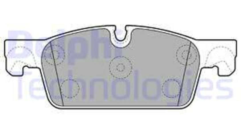 Set placute frana,frana disc punte fata (LP2248 DELPHI) PEUGEOT