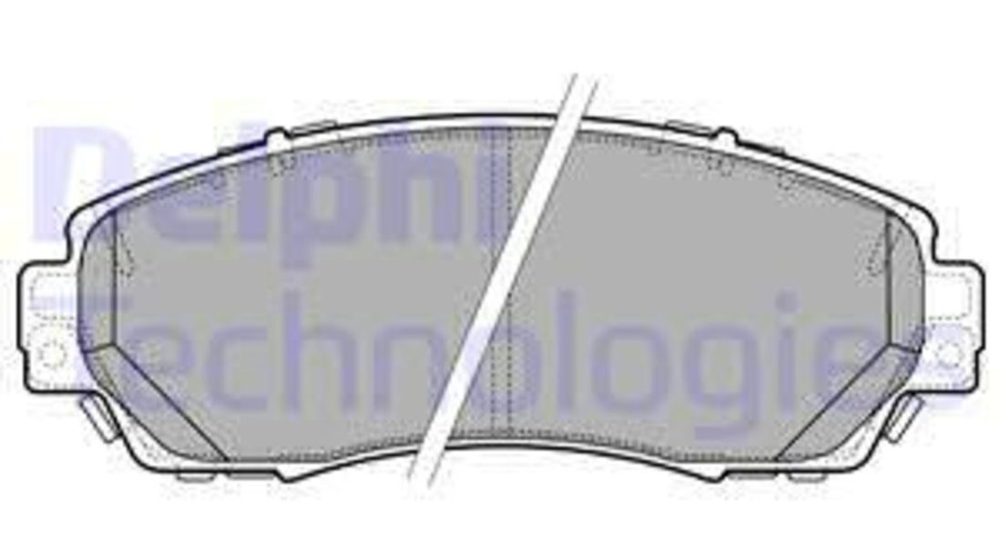 Set placute frana,frana disc punte fata (LP2710 DELPHI) CHANGAN,GREAT WALL,HAVAL,HONDA,HONDA (DONGFENG),HONDA (GAC)