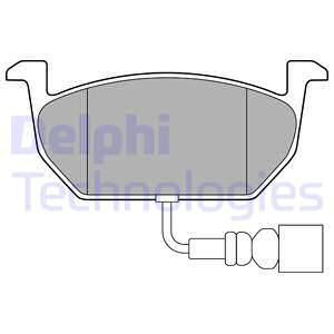 Set placute frana,frana disc punte fata (LP3146 DELPHI) AUDI,SEAT,SKODA,VW