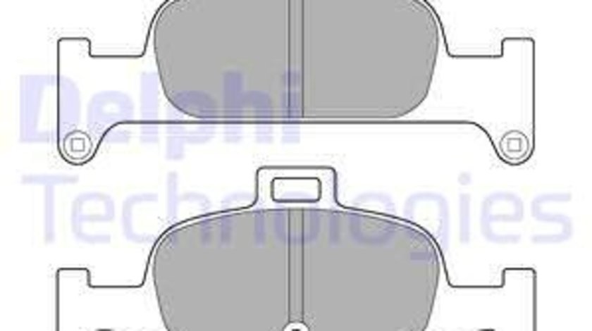 Set placute frana,frana disc punte fata (LP3239 DELPHI) AUDI