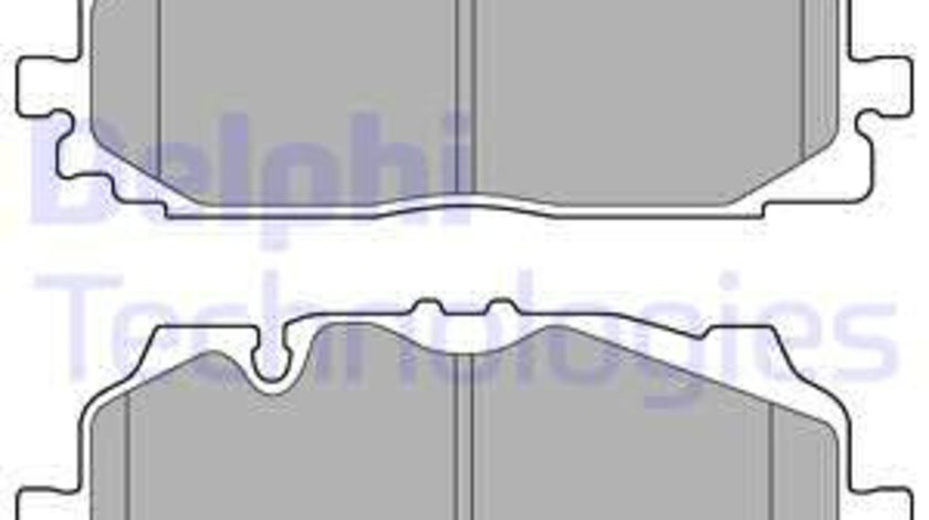 Set placute frana,frana disc punte fata (LP3272 DELPHI) AUDI,AUDI (FAW),SKODA,VW