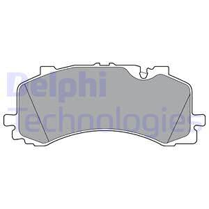 Set placute frana,frana disc punte fata (LP3307 DELPHI) AUDI,VW