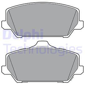 Set placute frana,frana disc punte fata (LP3403 DELPHI) HYUNDAI