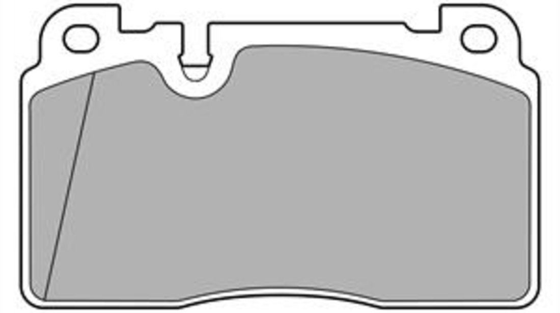 Set placute frana,frana disc punte fata (LP3677 DELPHI) AUDI,PORSCHE