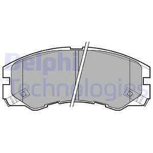 Set placute frana,frana disc punte fata (LP964 DELPHI) ISUZU,OPEL,VAUXHALL