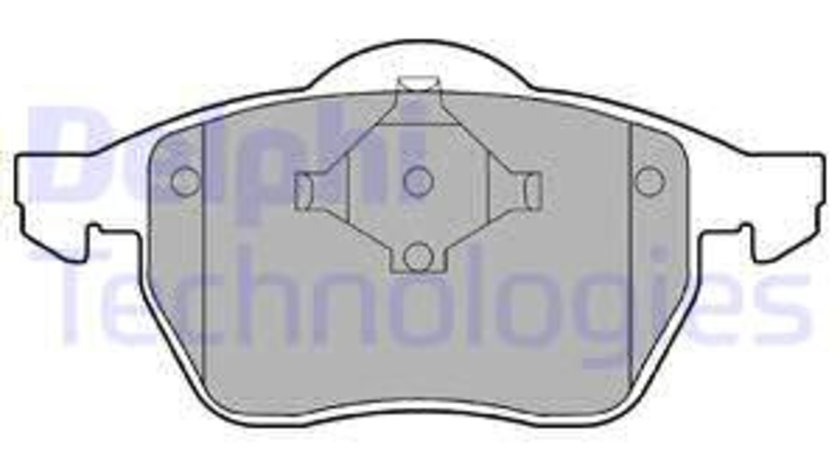 Set placute frana,frana disc punte fata (LP978 DELPHI) AUDI,FORD,SEAT,SKODA,VW