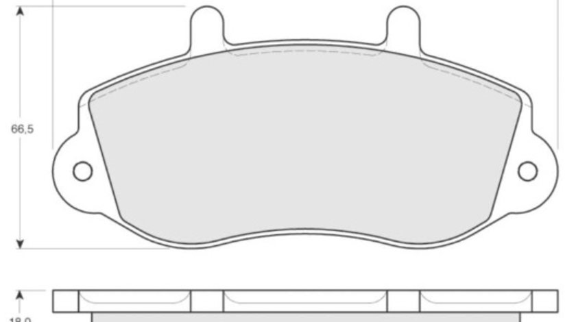 Set placute frana,frana disc punte fata (MT669 MTR) OPEL,RENAULT,VAUXHALL