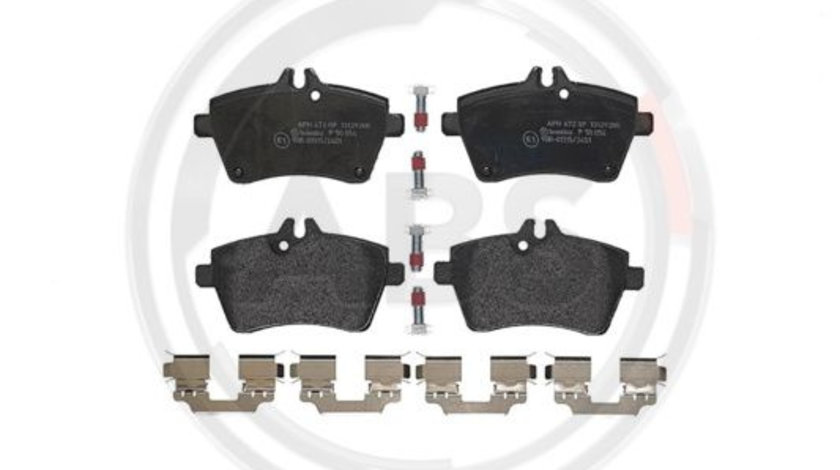 Set placute frana,frana disc punte fata (P50054 ABS) MERCEDES-BENZ