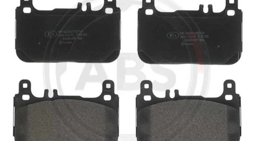 Set placute frana,frana disc punte fata (P50128 ABS) MERCEDES-BENZ