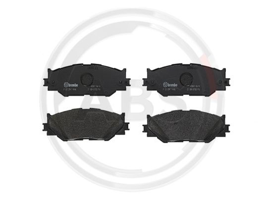 Set placute frana,frana disc punte fata (P83074 ABS) LEXUS